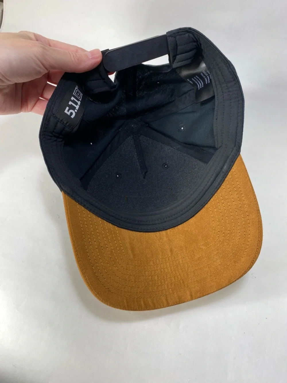 5.11 Tactical American Flag Dark Navy/Black Brown Snap Baseball Cap Top Velcro